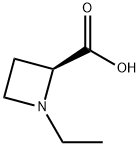 2-아제티딘카르복실산,1-에틸-,(2S)-(9Cl) 구조식 이미지