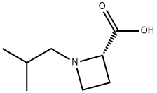 2-Azetidinecarboxylicacid,1-(2-methylpropyl)-,(2S)-(9CI) 구조식 이미지