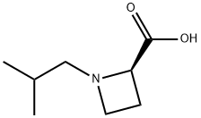 2-Azetidinecarboxylicacid,1-(2-methylpropyl)-,(2R)-(9CI) 구조식 이미지