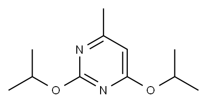 2,4-diisopropoxy-6-methyl-pyrimidine 구조식 이미지