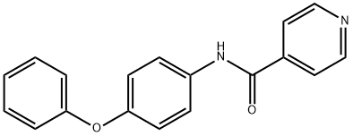 N-(4-페녹시페닐)이소니코틴아미드 구조식 이미지