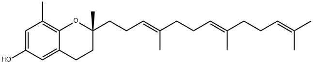 tocotrienol, delta Structure