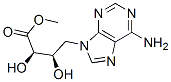 methyl (2R,3R)-4-(6-aminopurin-9-yl)-2,3-dihydroxy-butanoate Structure