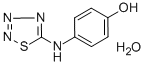 4-(1 2 3 4-THIATRIAZOL-5-YLAMINO)PHENOL& Structure