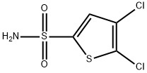 2,3-Dichlorothiophene-5-sulfonamide Structure