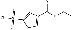 에틸5-(클로로설포닐)-3-푸로에이트 구조식 이미지