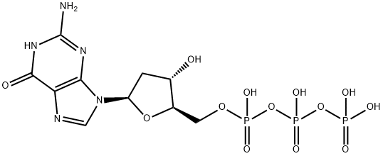 2'-DEOXYGUANOSINE-5'-TRIPHOSPHORIC ACID, DISODIUM Structure