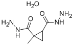 1-METHYLCYCLOPROPANE-1,2-DICARBOHYDRAZIDE HYDRATE Structure