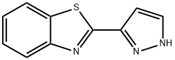 Benzothiazole, 2-(1H-pyrazol-3-yl)- (9CI) Structure