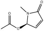 2H-Pyrrol-2-one,5-(acetyloxy)-1,5-dihydro-1-methyl-,(5R)-(9CI) Structure