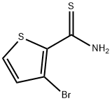 3-BROMOTHIOPHENE-2-CARBOTHIOAMIDE Structure