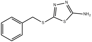 2-AMINO-5-BENZYLTHIO-1,3,4-THIADIAZOLE Structure