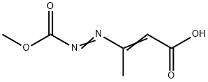 Diazenecarboxylic  acid,  (2-carboxy-1-methylethenyl)-,  1-methyl  ester  (9CI) Structure