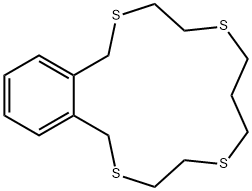 1,3,4,7,8,10,11,13-옥타하이드로-6H-2,5,9,12-벤조테트라티아사이클로펜타데신 구조식 이미지