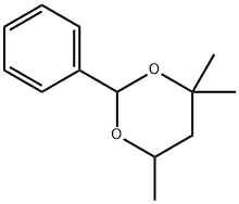 4,4,6-trimethyl-2-phenyl-1,3-dioxane  구조식 이미지