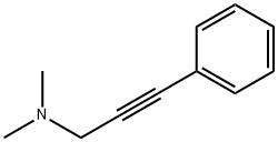 3-페닐-2-프로피닐디메틸아민 구조식 이미지