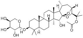 25-O-아세틸이미제놀3-O-ALPHA-L-아라비노사이드 구조식 이미지