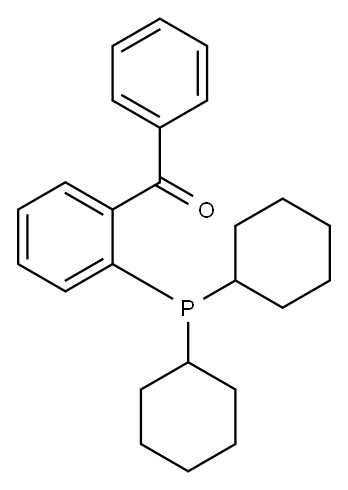 2-(Dicyclohexylphosphino)benzophenone 구조식 이미지