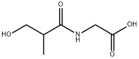 Glycine, N-(3-hydroxy-2-methyl-1-oxopropyl)- (9CI) Structure