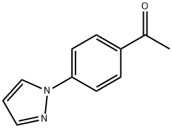 1-[4-(1H-PYRAZOL-1-YL)페닐]에타논 구조식 이미지