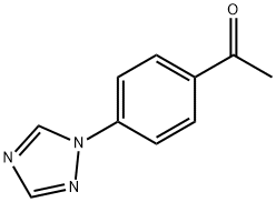 1-[4-(1H-1,2,4-TRIAZOL-1-YL)PHENYL]ETHANONE 구조식 이미지