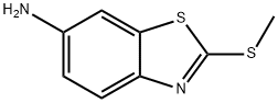 2-(METHYLTHIO)-1,3-BENZOTHIAZOL-6-AMINE 구조식 이미지