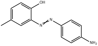 2-(p-아미노페닐아조)-4-메틸페놀 구조식 이미지