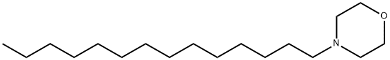 4-테트라데실모르폴린 구조식 이미지