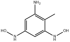 1,3,5-Benzenetriamine,  N1,N5-dihydroxy-2-methyl- Structure