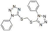 5,5'-(Methylenebisthio)bis(1-phenyl-1H-tetrazole) Structure