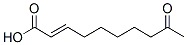 9-keto-2-decenoic acid Structure