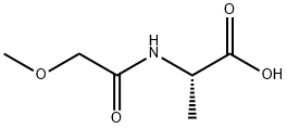 L-Alanine, N-(methoxyacetyl)- (9CI) Structure