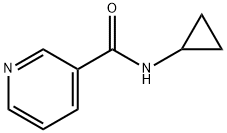 3-Pyridinecarboxamide,N-cyclopropyl-(9CI) Structure