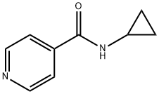 4-Pyridinecarboxamide,N-cyclopropyl-(9CI) Structure