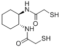 (+/-)-TRANS-1,2-BIS(2-MERCAPTOACETAMIDO)CYCLOHEXANE Structure