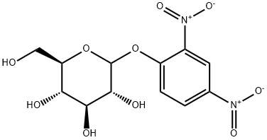 2',4'-dinitrophenylglucopyranoside Structure