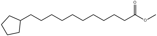 11-(Cyclopentan-1-yl)undecanoic acid methyl ester Structure