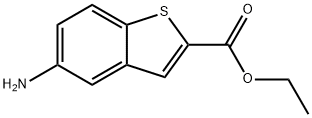 에틸5-아미노-1-벤조티오펜-2-카르복실레이트 구조식 이미지