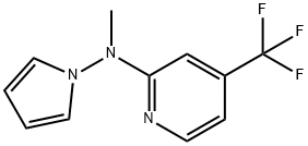 N2-METHYL-N2-(1H-PYRROL-1-YL)-4-(TRIFLUOROMETHYL)PYRIDIN-2-AMINE Structure