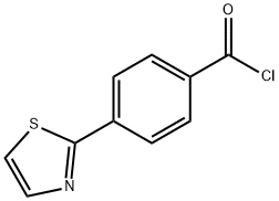 4-(1,3-THIAZOL-2-YL)BENZOYL CHLORIDE Structure