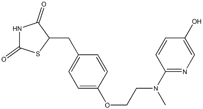 5-HYDROXY ROSIGLITAZONE Structure