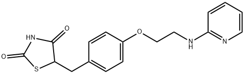 N-DESMETHYL ROSIGLITAZONE Structure