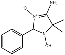 4-AMINO-1-HYDROXY-5,5-DIMETHYL-2-PHENYL-2,5-DIHYDRO-1H-IMIDAZOL-3-IUM-3-OLATE 구조식 이미지