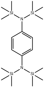 N,N,N',N'-Tetrakis(trimethylsilyl)-p-phenylenediamine Structure