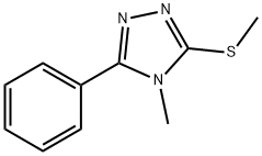 4-METHYL-3-(METHYLTHIO)-5-PHENYL-4H-1,2,4-TRIAZOLE 구조식 이미지