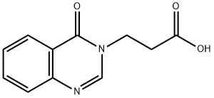 3-(4-OXOQUINAZOLIN-3(4H)-YL)프로판산 구조식 이미지