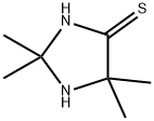 2,2,5,5-테트라메틸이미다졸리딘-4-티온 구조식 이미지