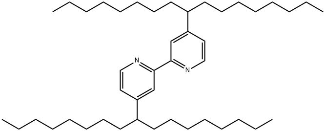 4,4'-비스(1-옥틸노닐)-2,2'-비피리딘 구조식 이미지