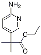 2-(6-Amino-pyridin-3-yl)-2-methyl-propionic acid ethyl ester Structure