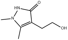 3H-Pyrazol-3-one,  1,2-dihydro-4-(2-hydroxyethyl)-1,5-dimethyl- 구조식 이미지